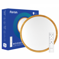  Светодиодный светильник smart 36w 2880lm wooden feron 